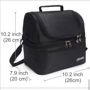Yodo Deluxe Large Lunch Bag Double Layer Cooler Tote Bag